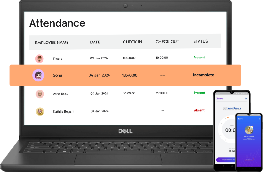 attendance image section